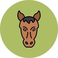 icono de vector de caballo