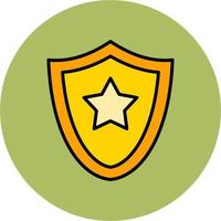 Sheriff badge Vector Icon