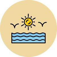 Beach Vector Icon