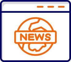 News Report Vector Icon