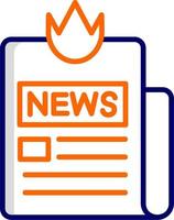 Breaking News Vector Icon