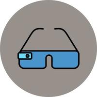 Smart glasses Vector Icon