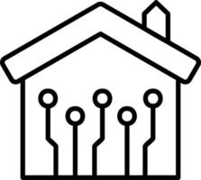 Smart house Vector Icon