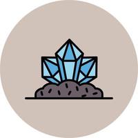 icono de vector de cristal