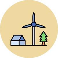 Wind Mill Vector Icon