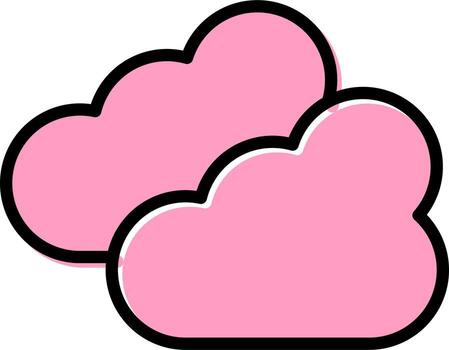 icono de vector de nube