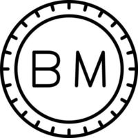 Bermuda Dial code Vector Icon