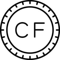 central africano república marcar código vector icono