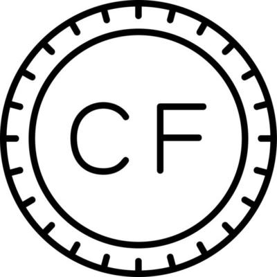 Central African Republic Dial code Vector Icon