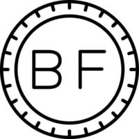 Burkina Faso Dial code Vector Icon