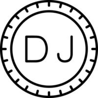 Djibouti Dial code Vector Icon