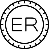 Eritrea Dial code Vector Icon