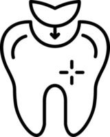 Tooth Filling Vector Icon