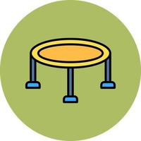 icono de vector de trampolín