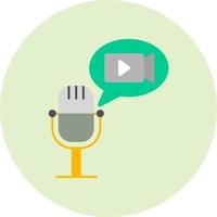 Movies Podcast Vector Icon