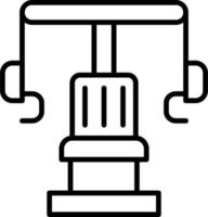 Bench press Vector Icon