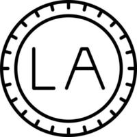 Laos Dial code Vector Icon