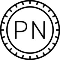 Pitcairn Islands Dial code Vector Icon