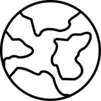 Planet Earth Vector Icon