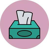 Tissue Box Vector Icon