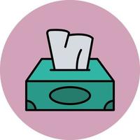 Tissue Box Vector Icon