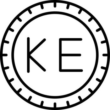 Kenya Dial code Vector Icon