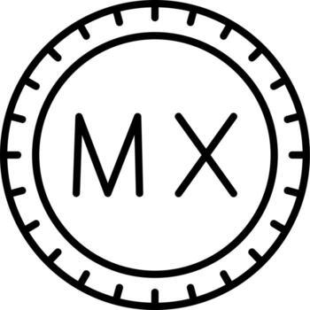 Mexico Dial code Vector Icon