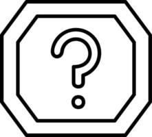 Question Mark Vector Icon