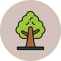 icono de vector de árbol