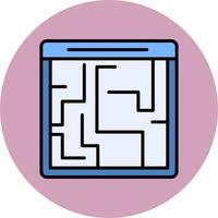 Labyrinth Vector Icon