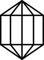 icono de vector de cristal