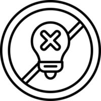 Incandescent Light Vector Icon