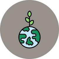 Eco Earth Vector Icon