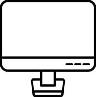 monitor de icono de vector