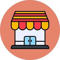 icono de vector de tienda