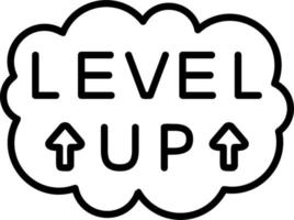 Level Up Vector Icon