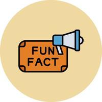 Fun Fact Vector Icon