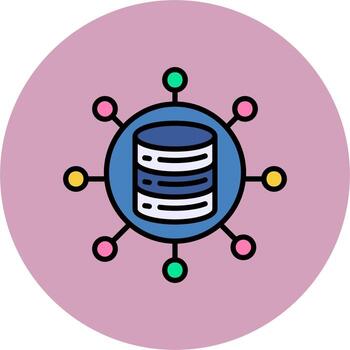 Data Network Vector Icon