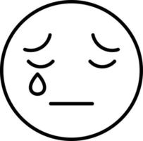 Crying Vector Icon