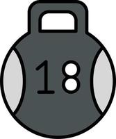 Kettlebell Vector Icon