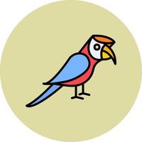 icono de vector de loro