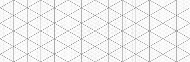 Black isometric grid graph paper background. Seamless pattern guide background. Desigh for engineering or mechanical layout drawing. Vector illustration