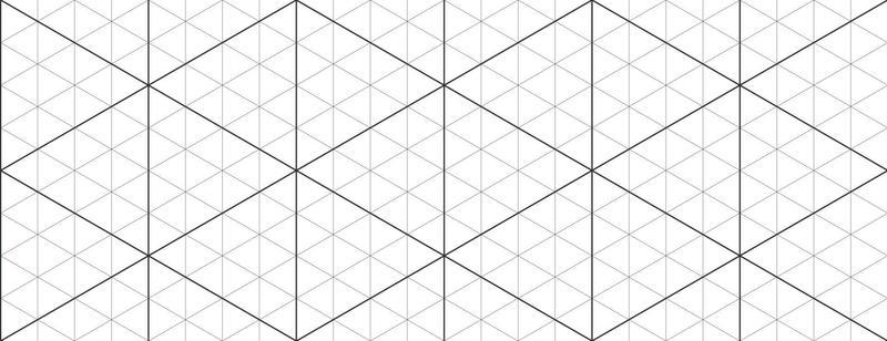 Black isometric grid graph paper background. Seamless pattern guide background. Desigh for engineering or mechanical layout drawing. Vector illustration