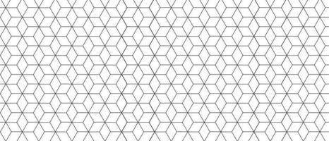 Seamless cube geometric pattern. Square or hexagon background. Vector illustration