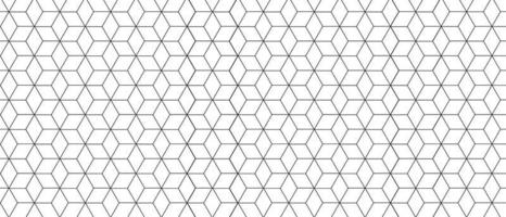 Seamless cube geometric pattern. Square or hexagon background. Vector illustration