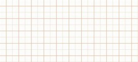 Orange millimeter graph paper grid background. Seamless pattern math paper texture. Desigh for rchitect plan, school project. Vector illustration