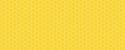 Honeycomb seamless pattern background. Honey hexagon texture. Vector illustration