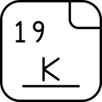 Potassium Vector Icon