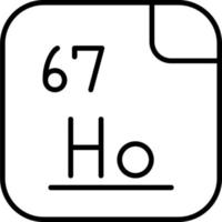 Holmium Vector Icon