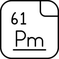 Promethium Vector Icon